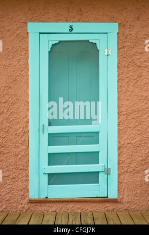 Historisches Wortley Hotel, einst im Besitz von Sheriff Pat Garrett, getöteten Billy the Kid - Lincoln, New Mexico Stockfoto