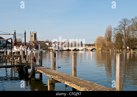 Themse bei Henley-on-Thames, Oxfordshire, England, UK Stockfoto