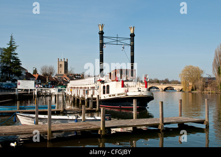 Themse bei Henley-on-Thames, Oxfordshire, England, UK Stockfoto