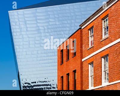 Glasfront Gebäude in das Einkaufszentrum Highcross Leicester City Centre England UK Stockfoto