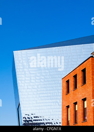 Glasfront Gebäude in das Einkaufszentrum Highcross Leicester City Centre England UK Stockfoto