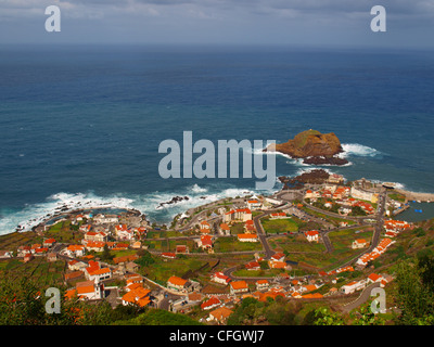 Insel Madeira - Porto Moniz Stockfoto