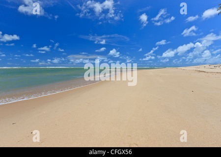 Barra de Gramame, Paraiba, Brasilien Stockfoto