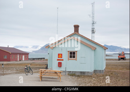 Die weltweit nördlichste Postamt in NY Alesund, Spitzbergen. Stockfoto