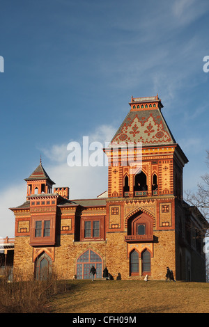 Olana, einem persischen Stil Herrenhaus von Maler Frederic Edwin Church im späten 19. Jahrhundert in New Yorker Hudson River Valley Stockfoto