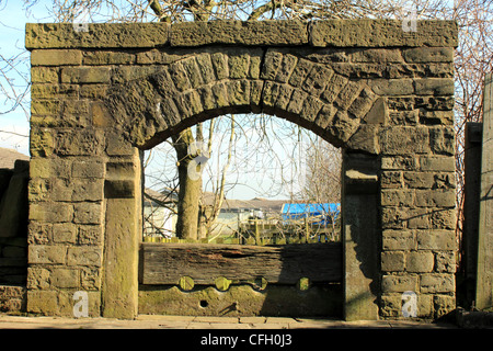 Aktien Southowram Calderdale Halifax Stockfoto