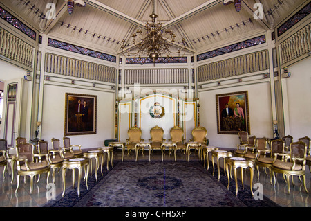 Veranstaltungsraum im Mangkunegaran Palace Stockfoto