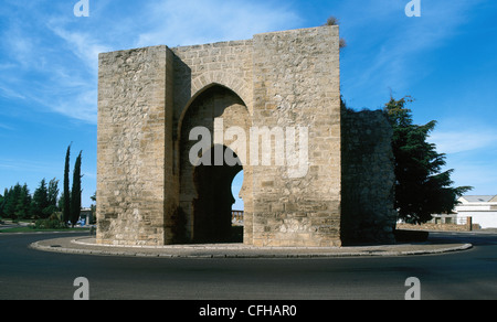 Spanien. Ciudad Real. Toledo Tor. Nationales Denkmal seit 1915. Stockfoto