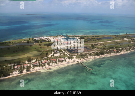 Caye Chapel Island Resort, Belize Barrier Reef, Belize, Karibik, Mittelamerika Stockfoto