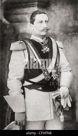 Kaiser Wilhelm II., 1859 – 1941. Letzter deutscher Kaiser und König von Preußen. Von Bismarck veröffentlicht die Trilogie eines Kämpfers 1927. Stockfoto