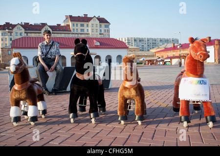 Omsk (Omck), Russland, 2011: Alltag Stockfoto