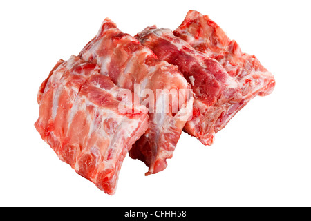 Spare-Ribs als einen Ausschnitt Stockfoto