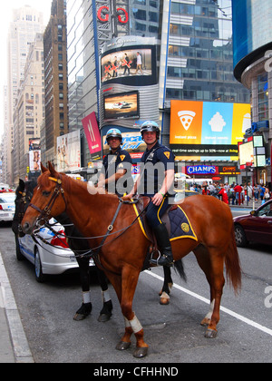 Berittene Polizei, New York Stockfoto