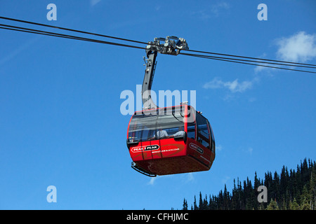 Peak 2 Peak Gondola in Whistler Stockfoto