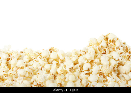 Popcorn-Grenze Stockfoto