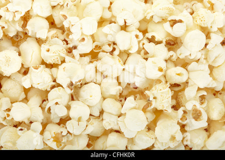 Popcorn-Textur-Hintergrund Stockfoto