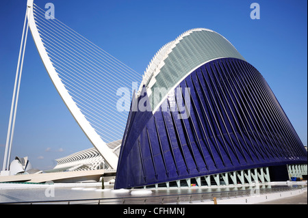 Valencia-Spanien-Stadt der Künste und Wissenschaften Stockfoto