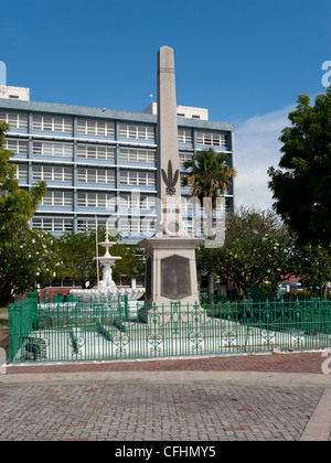 Das Kriegerdenkmal in der National Heroes Square, Bridgetown, Barbados, Karibik Stockfoto