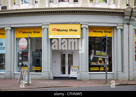 Geld Shop Zahltagdarlehen Unternehmen Einzelhandel Büro Belfast Nordirland Vereinigtes Königreich Stockfoto