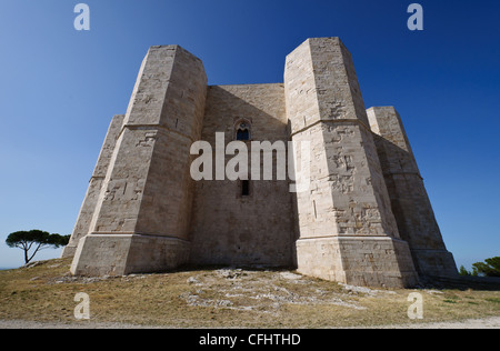 Castel del Monte, Festung in Andria - Apulien, Italien. Stockfoto