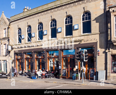 Restaurant und bar The Granary on The Shore in Leith Docks Edinburgh Schottland Stockfoto
