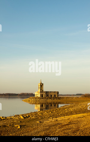 Normanton Kirche, Rutland Wasser, Rutland, England, UK Stockfoto