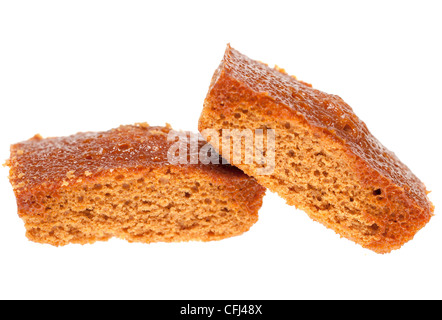 Zwei Stück Ingwer Brötchen Stockfoto