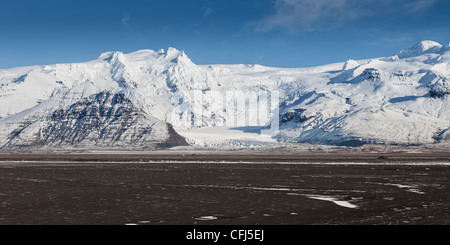 Route 1, Skeidararsandur Sander schlicht, Island Stockfoto