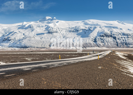 Route 1, Skeidararsandur Sander schlicht, Island Stockfoto