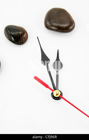 steinerne Zifferblatt, Konzept der Zeit Stockfoto