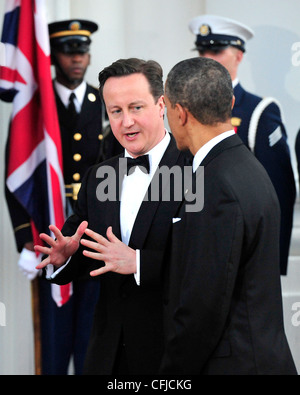 Die Recht Honorable David Cameron, M.P., Premierminister des Vereinigten Königreichs von Großbritannien und Nordirland Stockfoto