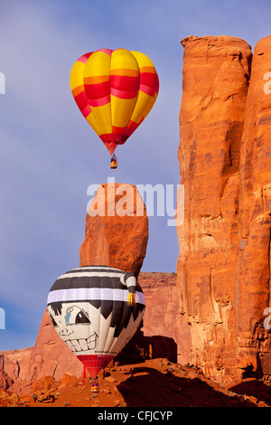 Heißluft-Ballon-Festival im Monument Valley, Arizona USA Stockfoto