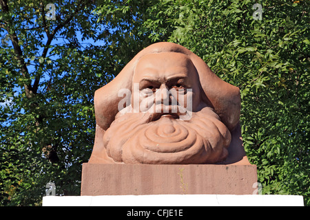 Karl Marx-Denkmal Stockfoto