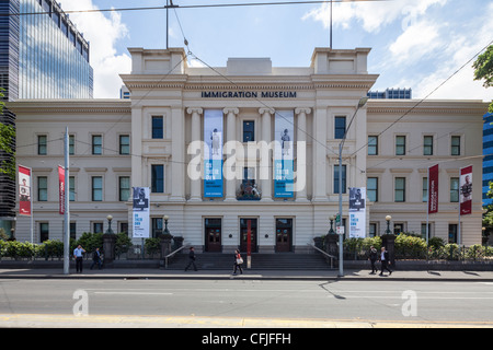 Altes Zollhaus, jetzt das Immigration Museum, Flinders Street, Melbourne, Australien Stockfoto