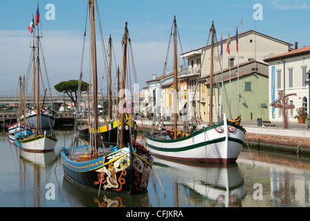 Cesenatico, Hafen, Adria-Küste, Emilia-Romagna, Italien, Europa Stockfoto