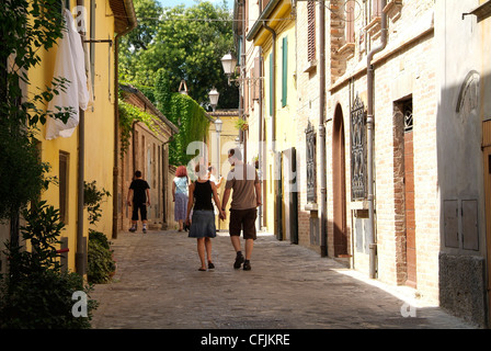 Santarcangelo di Romagna, Altstadt, Adria-Küste, Emilia-Romagna, Italien, Europa Stockfoto