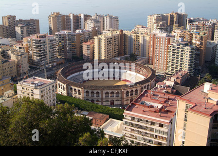 Stierkampfarena, Malaga, Andalusien, Spanien, Europa Stockfoto