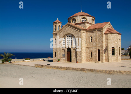 Kirche in Agios Georgios, Zypern, Mittelmeer, Europa Stockfoto