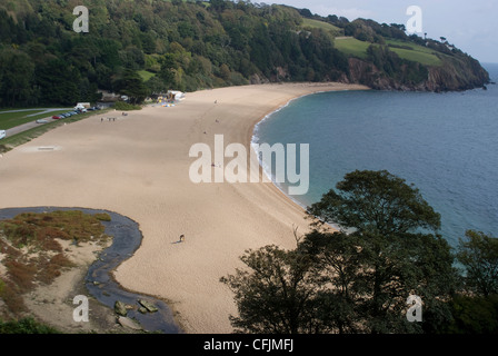 Der Strand von Blackpool Sands, Devon, England, Vereinigtes Königreich, Europa Stockfoto