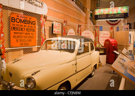 Ausstellung im historischen Museum, Cincinnati, Ohio, Vereinigte Staaten von Amerika, Nordamerika Stockfoto