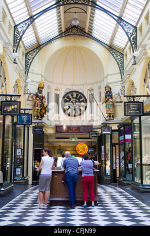 Royal Arcade Shopping Mall, Melbourne, Victoria, Australien, Pazifik Stockfoto