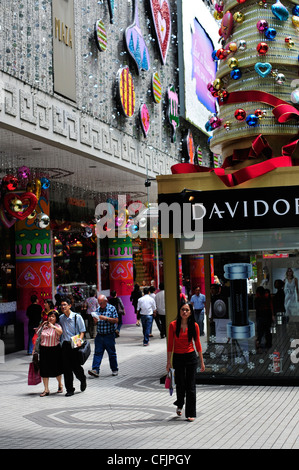 Christmas Shopping Orchard Road Singapur Stockfoto