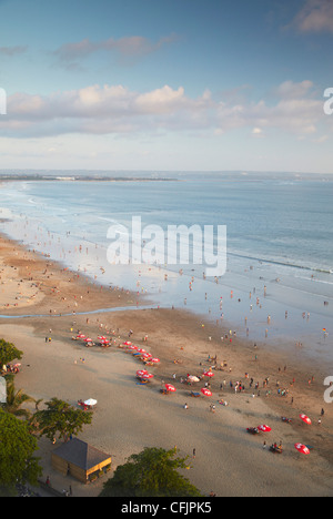 Luftaufnahme von Legian Beach, Bali, Indonesien, Südostasien, Asien Stockfoto