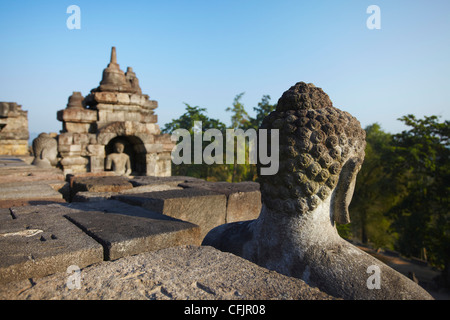 Borobudur Tempel, UNESCO-Weltkulturerbe, Java, Indonesien, Südostasien, Asien Stockfoto