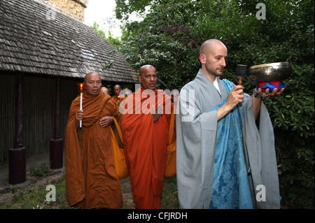 Wesak Tag Feier, Paris, Frankreich, Europa Stockfoto