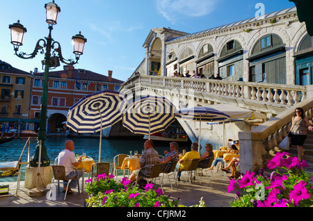 Rialto Bridge, Venedig, UNESCO World Heritage Site, Veneto, Italien, Europa Stockfoto