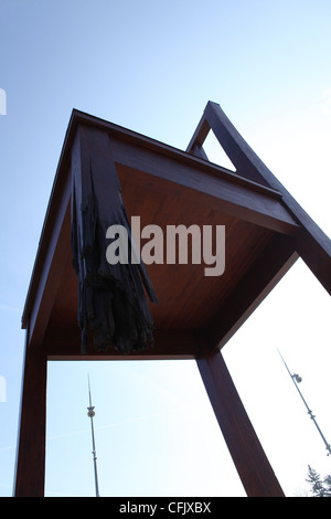 Zerbrochene Stuhl Skulptur an der UNO-Genf Stockfoto