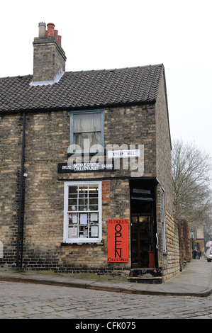 Antiquitäten und Sammlerstücken Shop steile Hügel Lincoln England uk Stockfoto