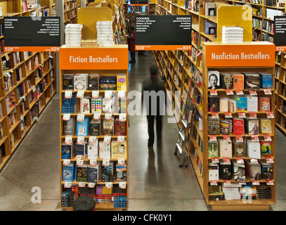 Powells City of Books Buchhandlung in Portland, Oregon. Stockfoto