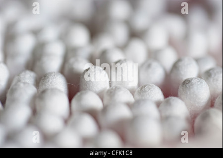 Close Up Of Cotton Tupfer Q-Tips Stockfoto